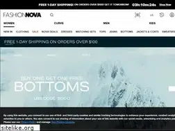 Sites similar to fashionnova.com
